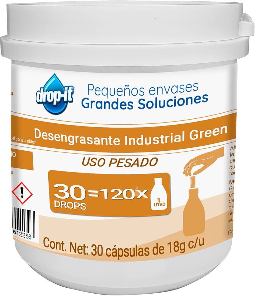 DESENGRASANTE CUBETA CON 30PZ DROP IT