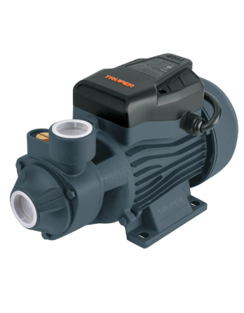 Bomba Eléctrica Periférica Para Agua Truper 1/2 Hp Periférica 127 V 60 Hz Boap-1/2a2 Color Negro