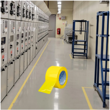 Cinta Adhesiva Delimitadora Amarilla 48 Mm X 33 Mts