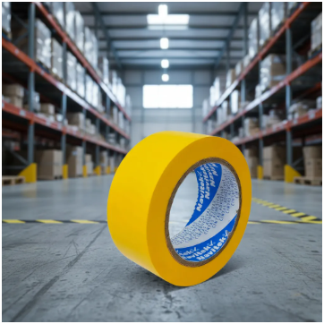 Cinta Adhesiva Delimitadora Amarilla 48 Mm X 33 Mts