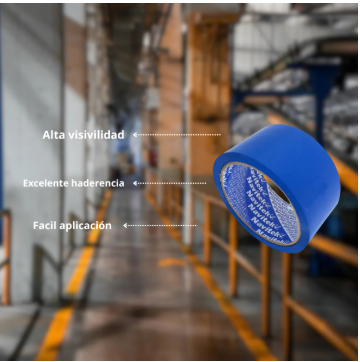 Cinta Adhesiva Delimitadora Azul 96 Mm X 33 Mts Azul 750