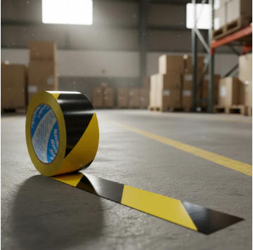 Cinta De Marcaje Navitek 96 Mm X 33 M Modelo 750 6pack Amarillo - Negro Rayas