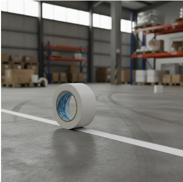 Cinta Adhesiva Delimitadora Blanca 48 Mm X 33 Mts 6 Pack