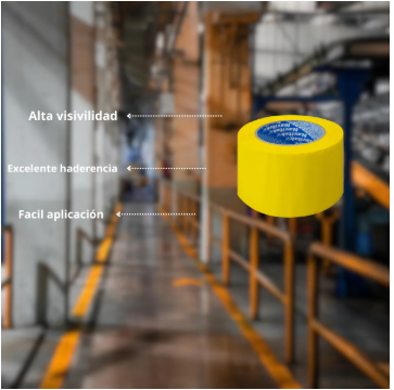 Cinta Marcaje 96 Mm X 33 Mt Amarillo