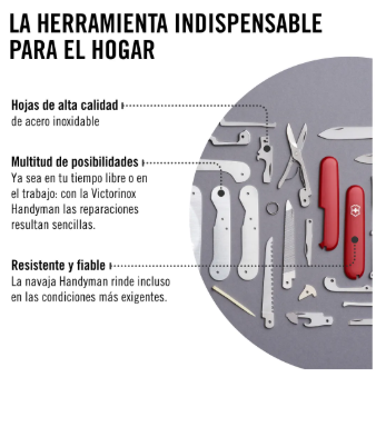 Navaja Victorinox Handyman Roja Con 24 Funciones