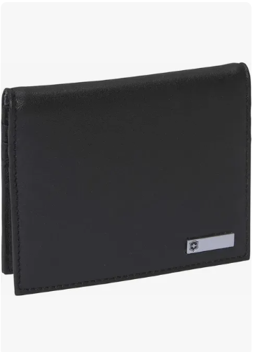 Cartera Piel Lisa Negra Victorinox