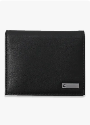 Cartera Piel Lisa Negra Victorinox