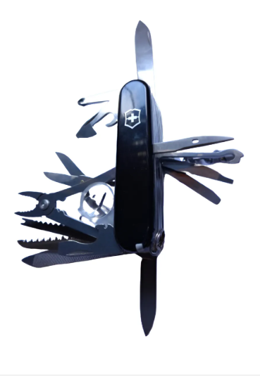 Navaja Suiza Victorinox Swiss Champ Ref 1.6795.3 Color Negro