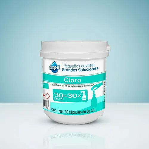 CLORO CUBETA CON 30PZ DROP IT