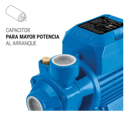 MOTOBOMBA 1/2 HP PERIFERICA 1 X 1 110 V