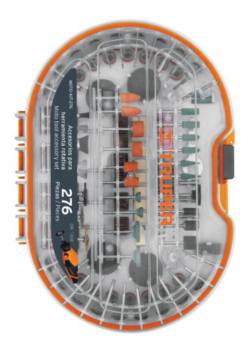 Kit Accesorios P/herramienta Rotativa, 276 Pzs Truper 100729