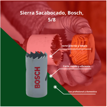 Sierra Sacabocado, Bosch, 5/8