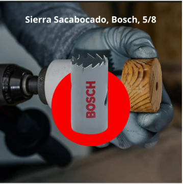 Sierra Sacabocado, Bosch, 5/8