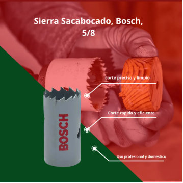 Sierra Sacabocado, Bosch, 5/8