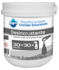 LIMPIADOR DESINCRUSTANTE CUBETA CON 30PZ DROP IT
