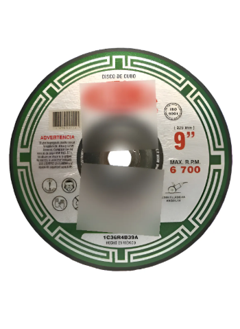 Disco De Corte Piedra Austromex, 419, 9 Negro