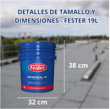 Impermeabilizante Fester A Rojo 5 Años