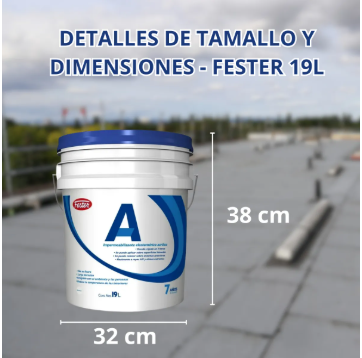 Fester Impermeabilizante Acrílico Blanco 7 Años 19lts