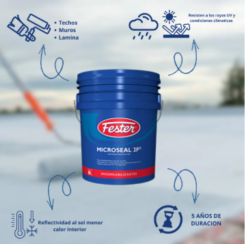 Impermeabilizante Fester A Rojo 5 Años